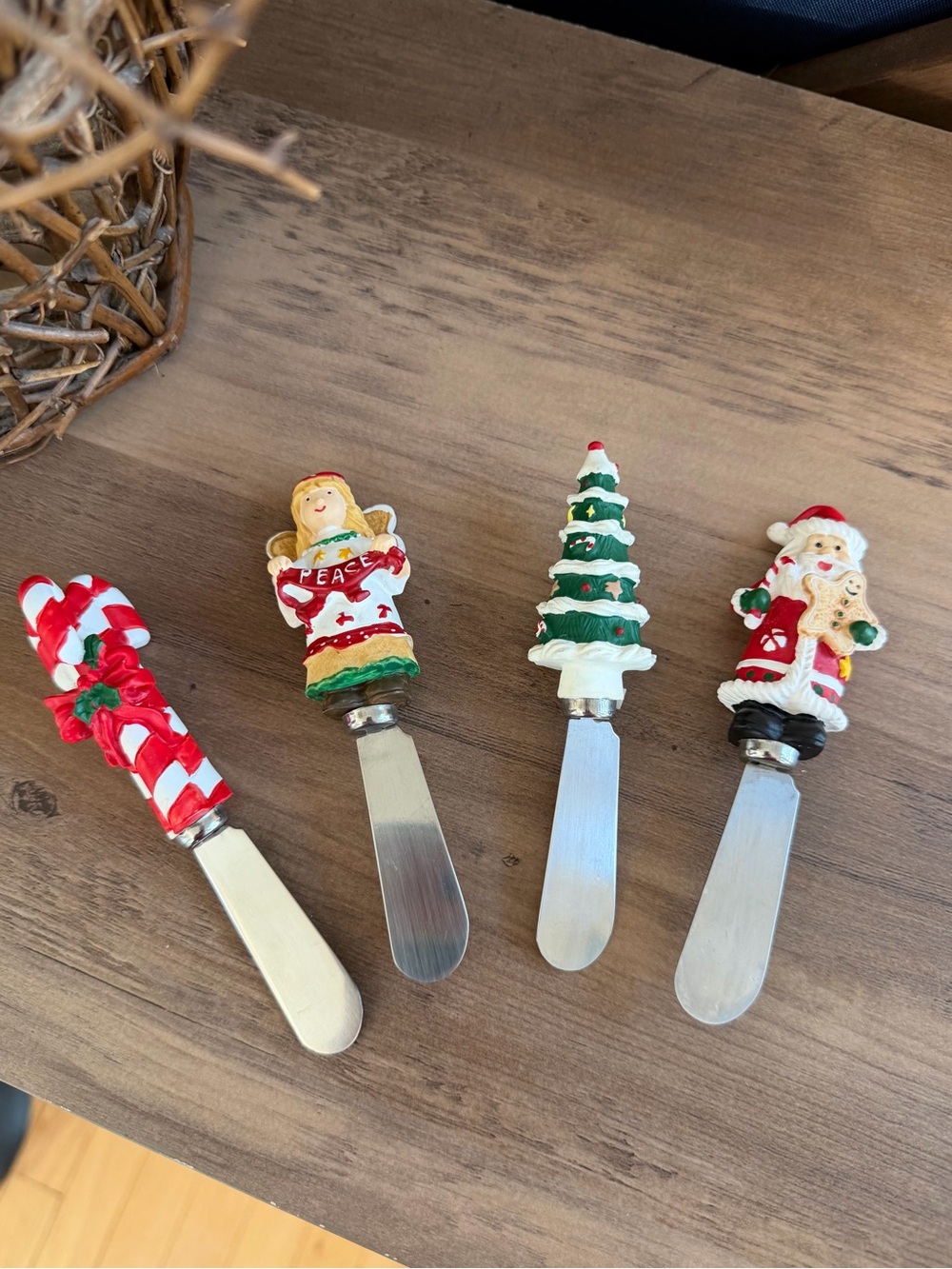Festive Christmas Holiday Spreader Set - NWT